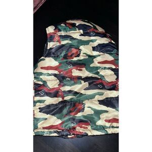 True fit Vest 2 T camo brown puff zip up